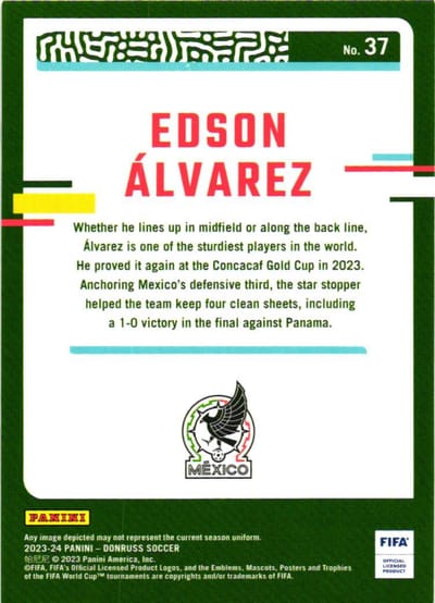 Edson Álvarez – El Patrón del Mediocampo Mexicano (reverso)