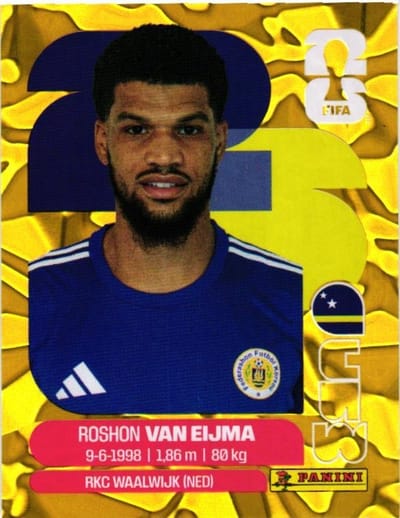 Tarjeta Panini FIFA 2023 Roshon van Eijma