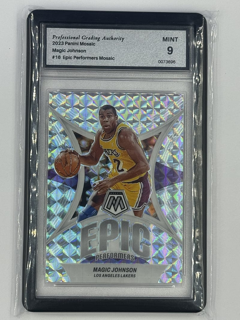 Tarjeta Coleccionable 'Epic Performers Mosaic' de Magic Johnson 2023