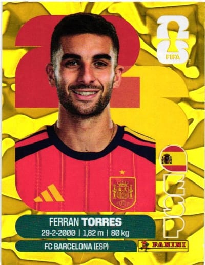 Tarjeta FIFA 22 de Ferran Torres