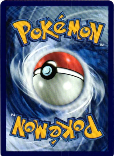 Carta Pokémon Fraxure (reverso)