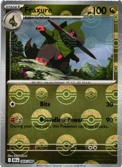 Carta Pokémon Fraxure