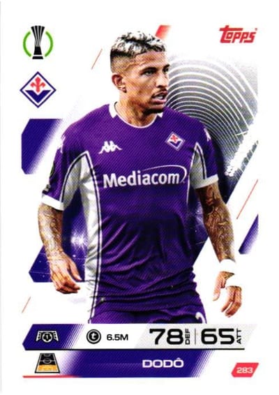 Tarjeta de fútbol de Dodô