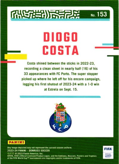 Diogo Costa – El Guardián del Porto (reverso)